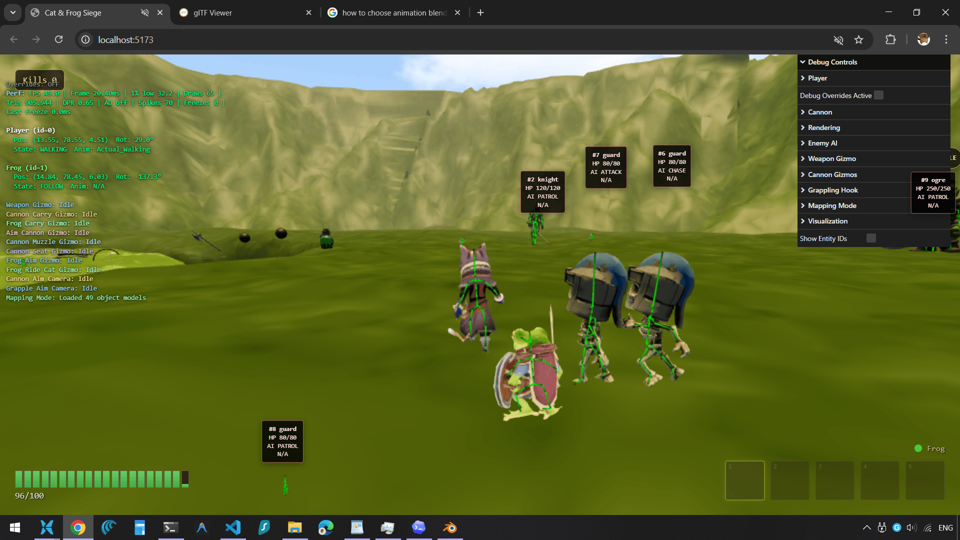 Ingame terrain only