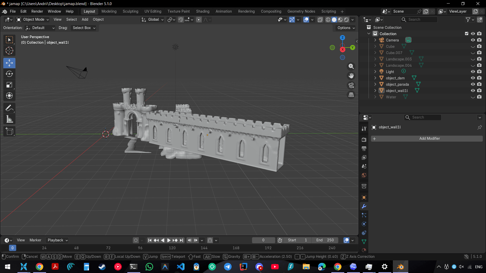 First map layout iteration