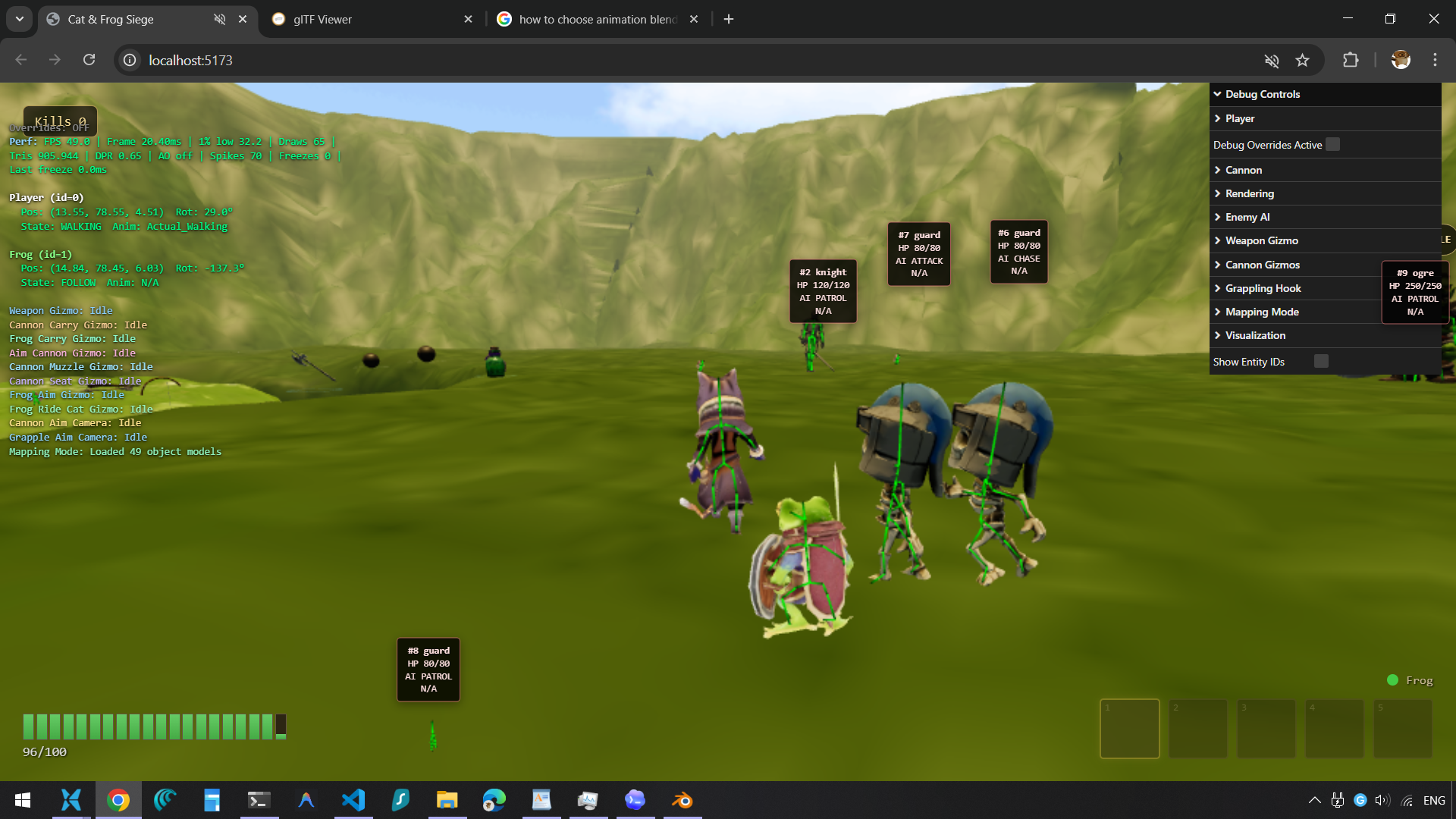 Ingame terrain only