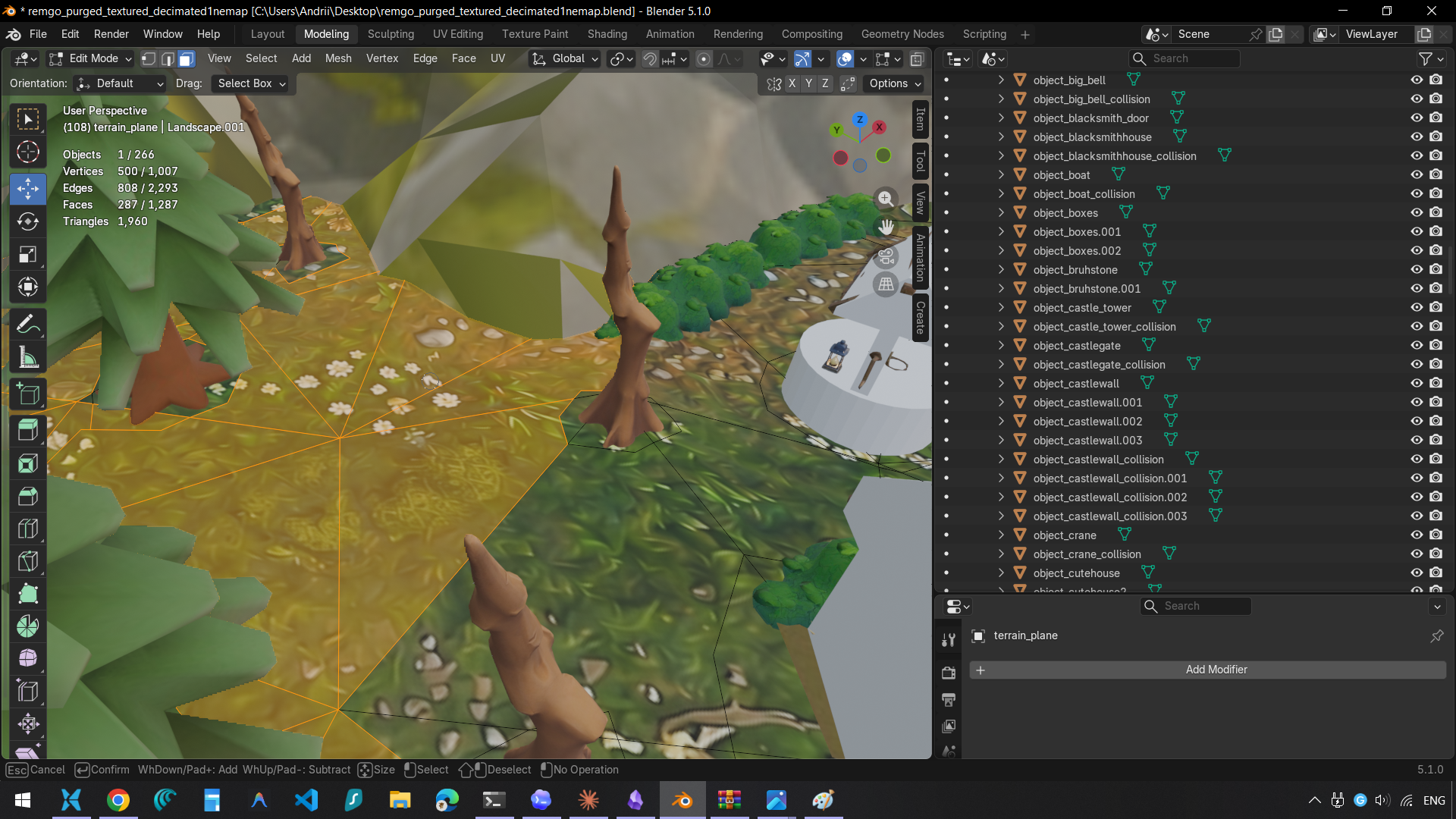 Making navmesh via faces copy 1