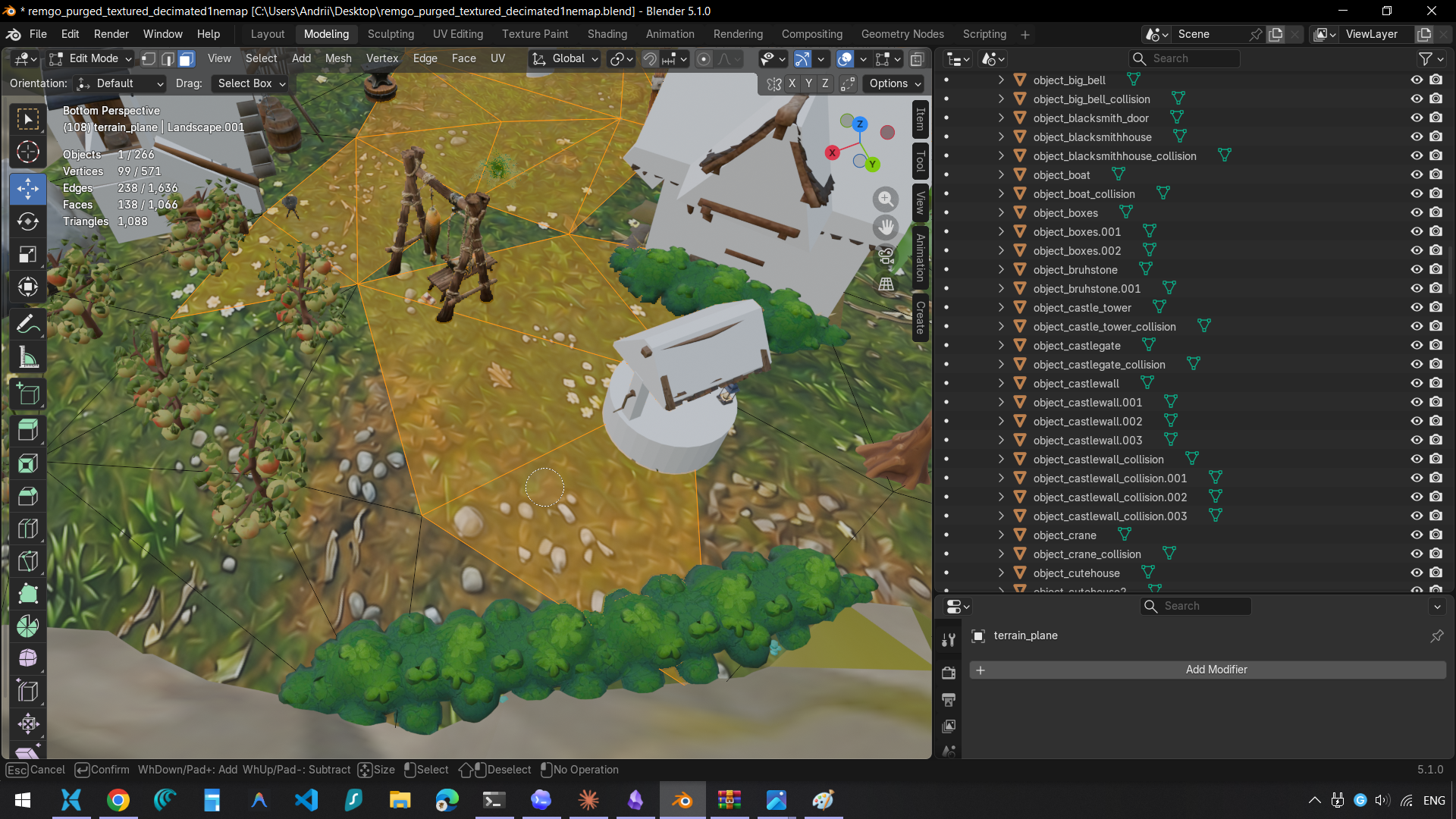 Making navmesh via faces copy 2