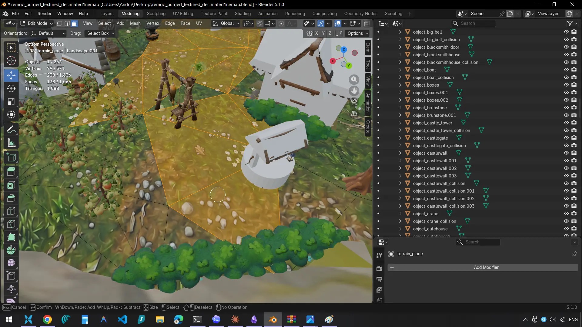Making navmesh via faces copy 2